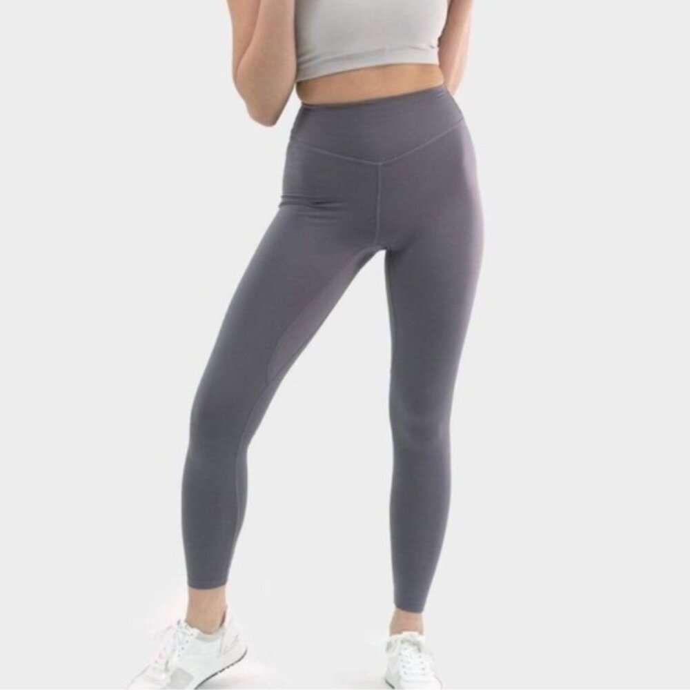 Balance Athletica Vitality Ascend Grey Leggings Full Length Activewear